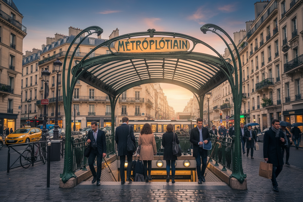 Transports en commun Paris france